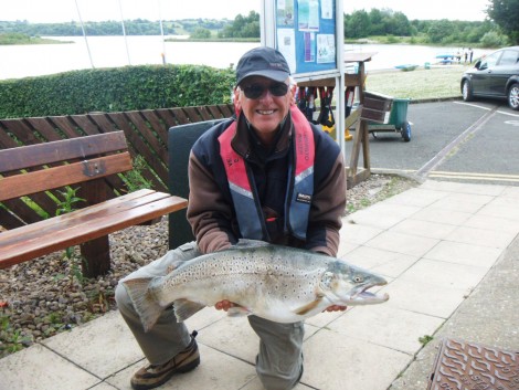 Fly fishing at Carsington Water trout fishery